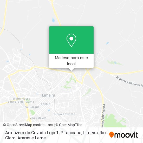 Armazem da Cevada Loja 1 mapa