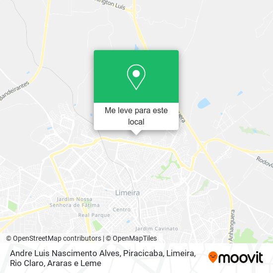 Andre Luis Nascimento Alves mapa