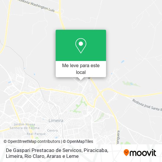 De Gaspari Prestacao de Servicos mapa