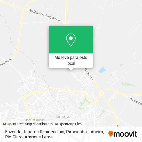 Fazenda Itapema Residenciais mapa