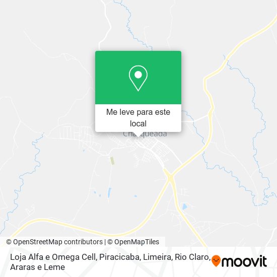 Loja Alfa e Omega Cell mapa