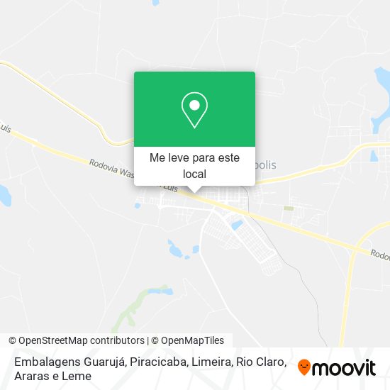 Embalagens Guarujá mapa