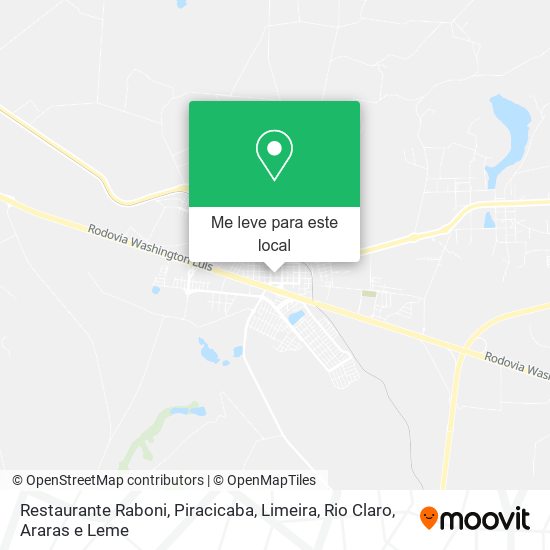 Restaurante Raboni mapa