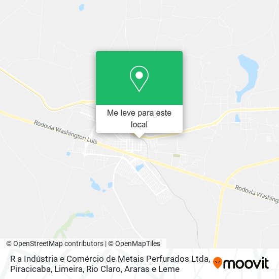 R a Indústria e Comércio de Metais Perfurados Ltda mapa