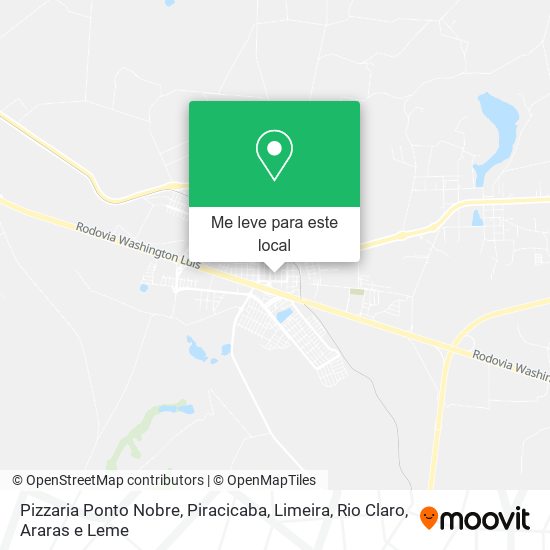 Pizzaria Ponto Nobre mapa