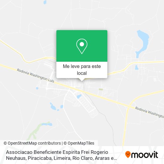 Associacao Beneficiente Espirita Frei Rogerio Neuhaus mapa