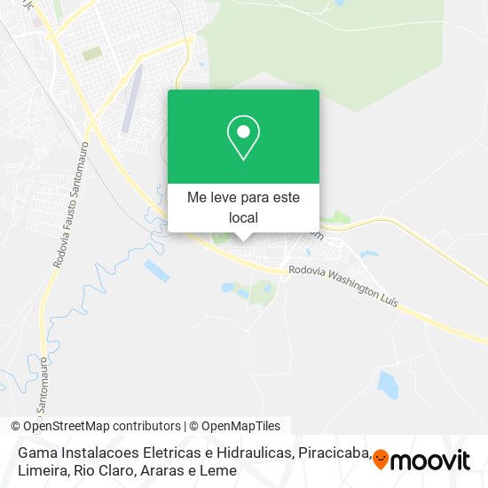 Gama Instalacoes Eletricas e Hidraulicas mapa