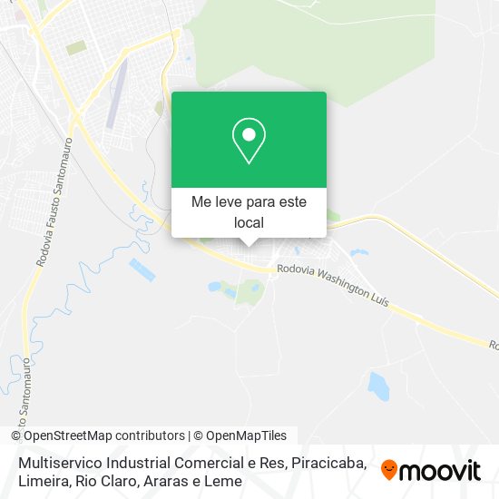 Multiservico Industrial Comercial e Res mapa