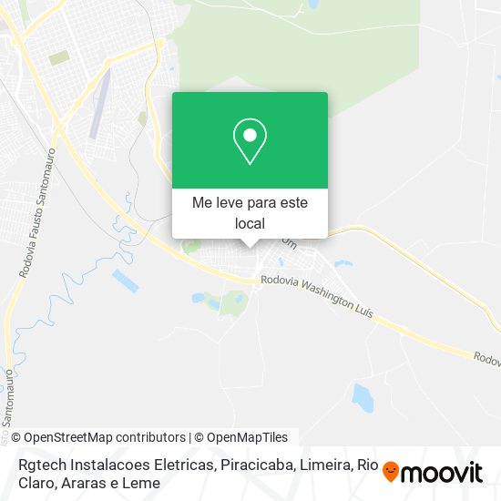 Rgtech Instalacoes Eletricas mapa