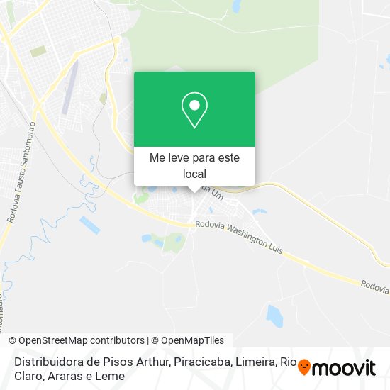 Distribuidora de Pisos Arthur mapa