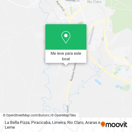 La Bella Pizza mapa