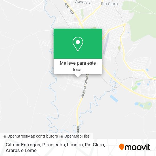 Gilmar Entregas mapa