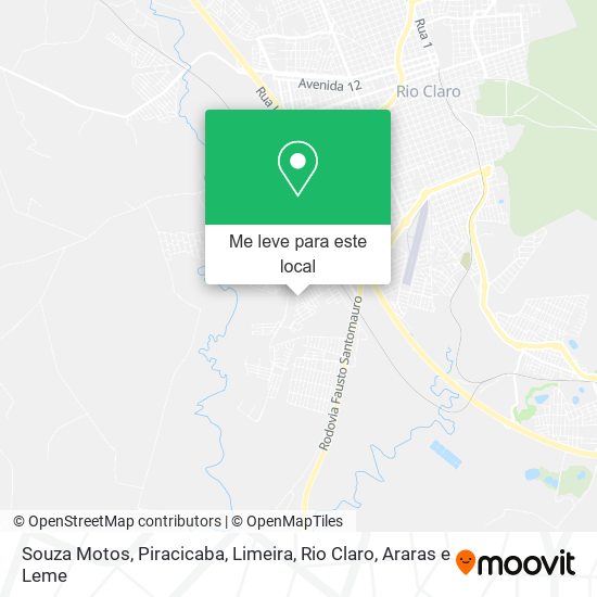 Souza Motos mapa