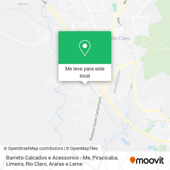 Barreto Calcados e Acessorios - Me mapa