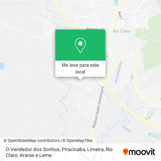 O Vendedor dos Sonhos mapa