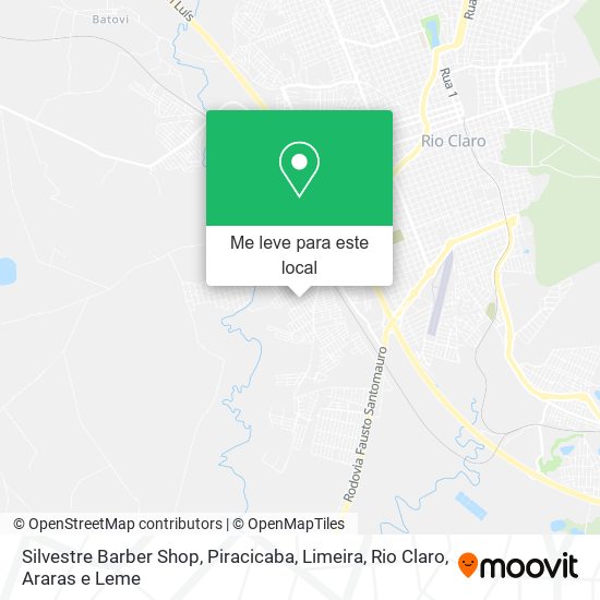 Silvestre Barber Shop mapa
