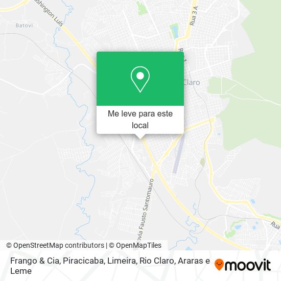 Frango & Cia mapa