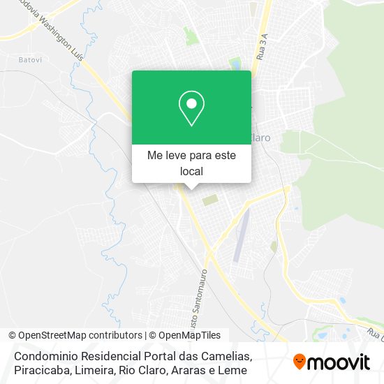 Condominio Residencial Portal das Camelias mapa