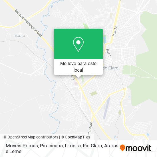 Moveis Primus mapa