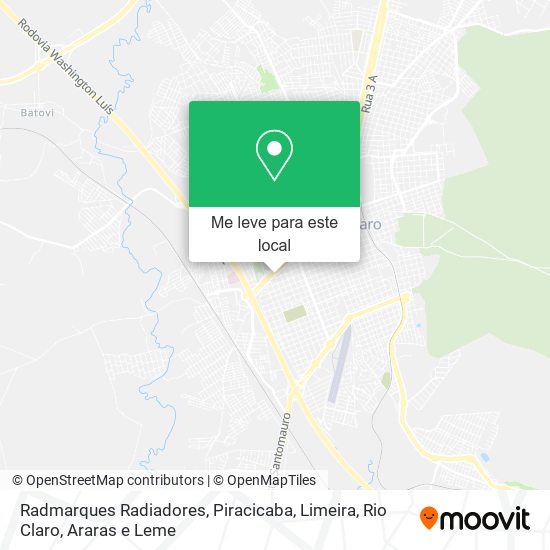 Radmarques Radiadores mapa