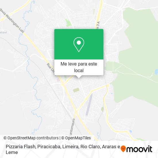 Pizzaria Flash mapa