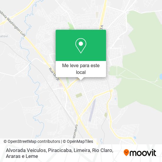 Alvorada Veículos mapa