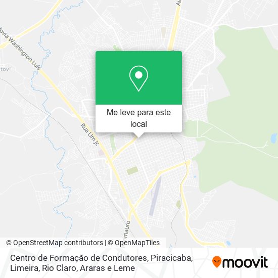 Centro de Formação de Condutores mapa