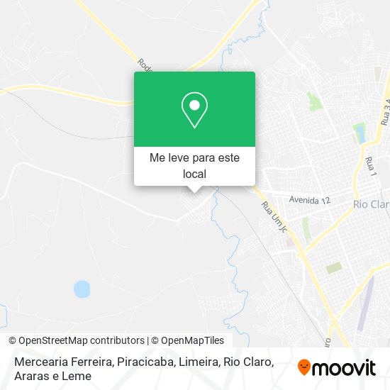 Mercearia Ferreira mapa