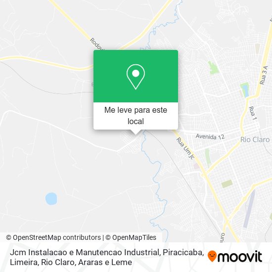 Jcm Instalacao e Manutencao Industrial mapa