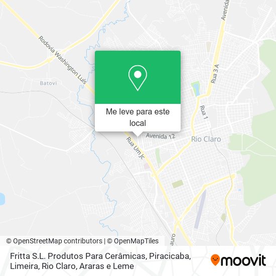 Fritta S.L. Produtos Para Cerâmicas mapa