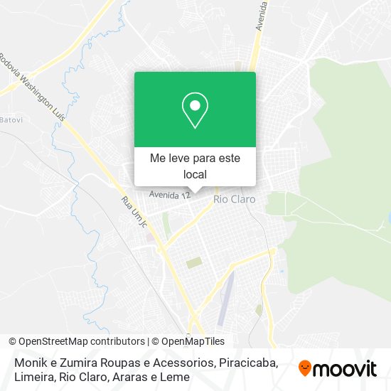 Monik e Zumira Roupas e Acessorios mapa