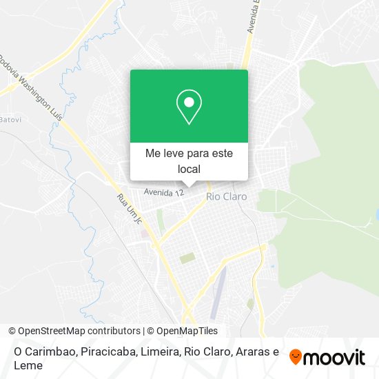 O Carimbao mapa