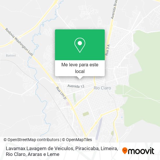 Lavamax Lavagem de Veiculos mapa