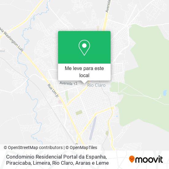 Condominio Residencial Portal da Espanha mapa