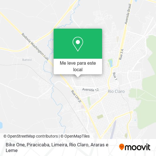 Bike One mapa