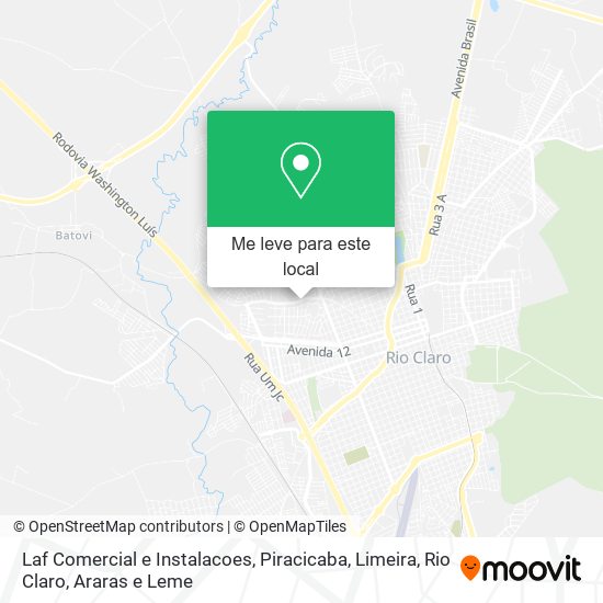 Laf Comercial e Instalacoes mapa