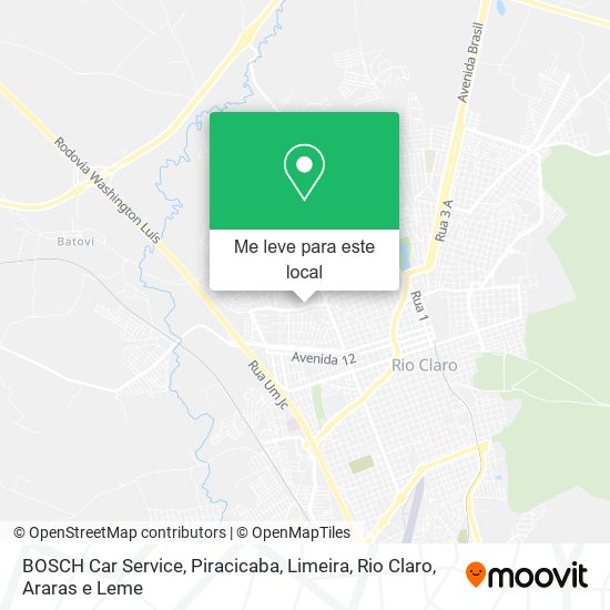 BOSCH Car Service mapa