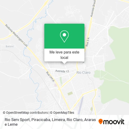Rio Serv Sport mapa