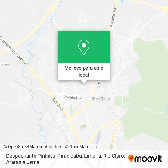Despachante Pinhatti mapa