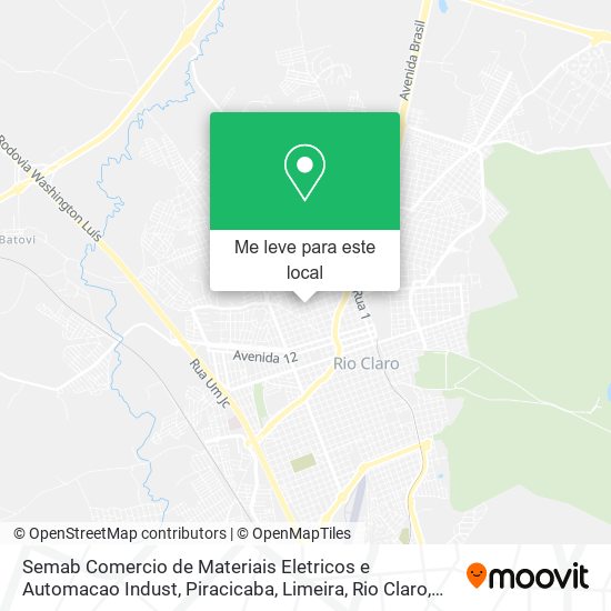 Semab Comercio de Materiais Eletricos e Automacao Indust mapa