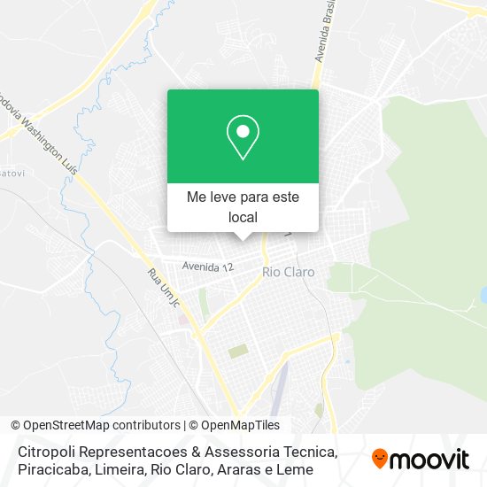 Citropoli Representacoes & Assessoria Tecnica mapa