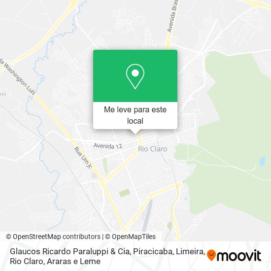 Glaucos Ricardo Paraluppi & Cia mapa