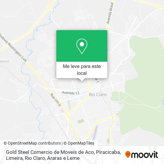 Gold Steel Comercio de Moveis de Aco mapa