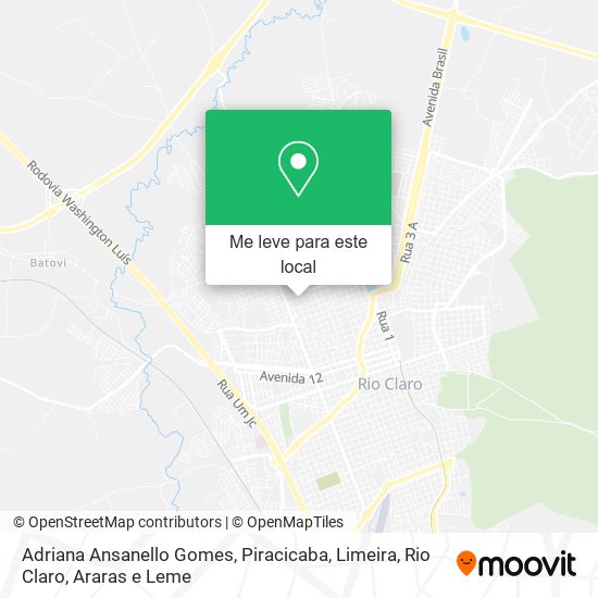 Adriana Ansanello Gomes mapa