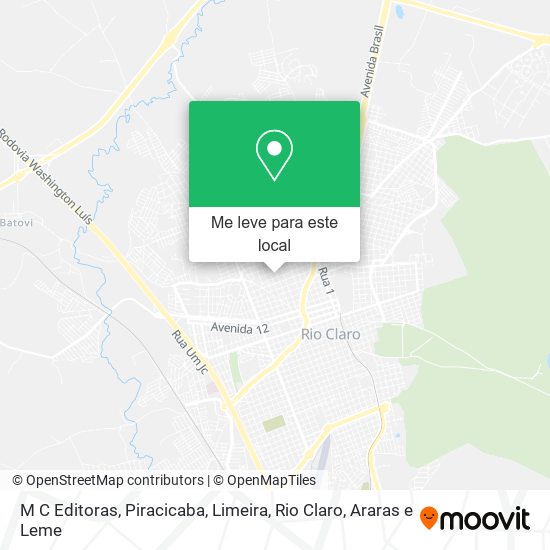 M C Editoras mapa