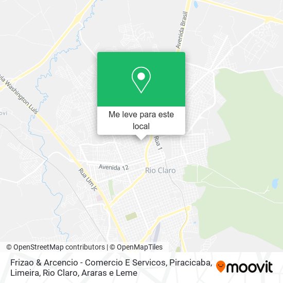 Frizao & Arcencio - Comercio E Servicos mapa