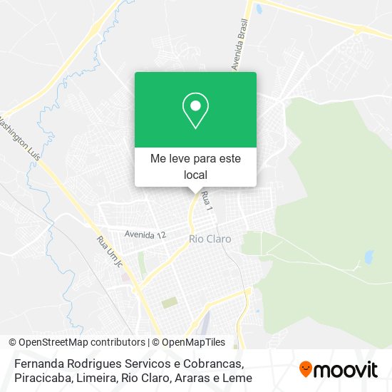 Fernanda Rodrigues Servicos e Cobrancas mapa
