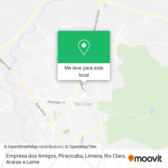Empresa dos Amigos mapa