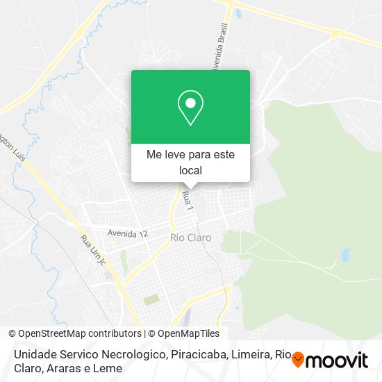 Unidade Servico Necrologico mapa