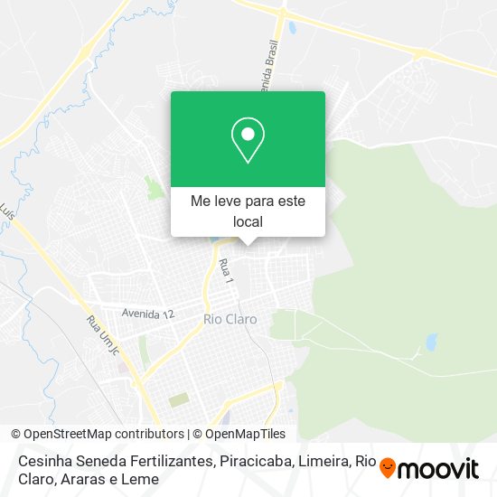 Cesinha Seneda Fertilizantes mapa